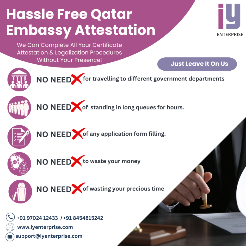 Qatar Embassy Attestation Service in Mumbai